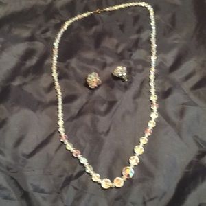 Necklace and earrings